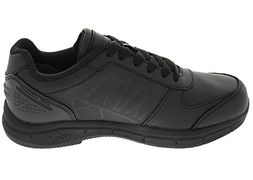 Genuine Grip Women's Ultra Lite Slip Resistant Work Shoe Black 160 (9, Black)