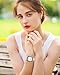 Sycamond Thin Silicone Band Compatible with Apple Watch 41mm 40mm 38mm, Slim Narrow Replacement Sport Strap Wristband for iWatch Series SE 10 9 8 7 6 5 4 3 Ultra 2 1 Women Men, S/M Starlight