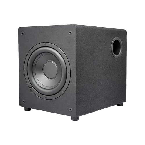 Image of BASPRO | Passive Subwoofer System HT-8000SW Premium 8-inch Passive Home Subwoofer Best for Making Sound Ordinary to Loud & Melodious (Before Purchase Kindly Read All Details Carefully)