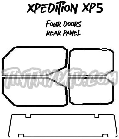 2024 and Newer Xpedition XP5 (4 Door) UTV Precut Window Tint Kit (20, Carbon)