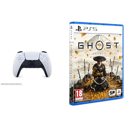 Sony PlayStation5 - DualSense Wireless Controller White + Ghost of Yotei