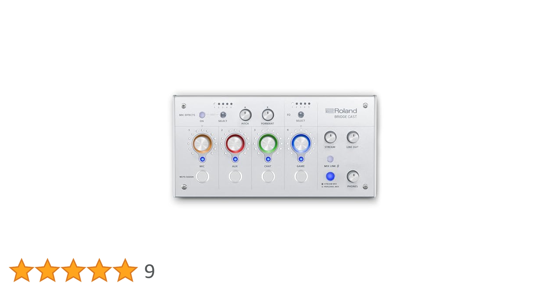 Roland Bridge Cast オーディオインターフェース　白　ホワイト Roland（ローランド）からゲーム配信向けオーディオミキサー