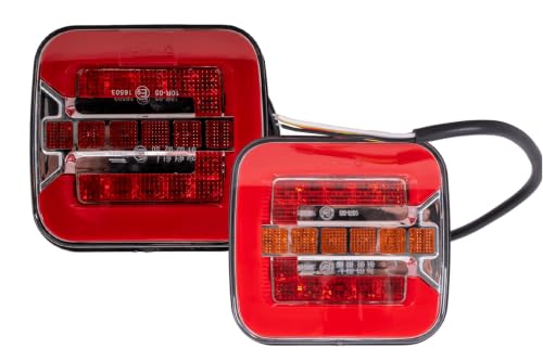 Feux arrière LED avec clignotant dynamique et kit étanche IP67 4 fonctions