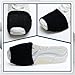 Haysandy 8 Pairs Dance Shoe Covers Over Shoes Socks for Dancer Women(M,Brown Series,Footed Style)