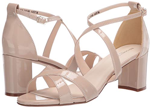 Touch Ups Women's Audrey Heeled Sandal, Nude, 8 #TOP6