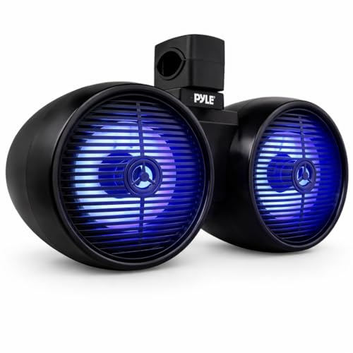 Pyle 8" Waterproof Off-Road Marine Wakeboard Tower Speakers