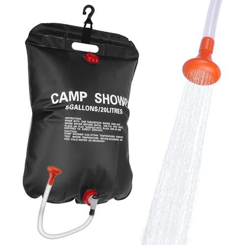 OUTDOORSEPIC Solar Camp Shower Camping Shower Bag Solar Shower Bag Solar portabler Shower for Camping Solar Showers for Camping Camping Shower by OUTDOORSEPIC - Used condition - US$9.29