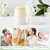 Teenyyou 50 Pack Transparent Empty Deodorant Containers, 30ml/1oz, Bottom Filling, Refillable Deodorant Tubes Lipstick Balm Tubes Twisted, Plastic Oval for Homemade DIY Aromatherapy, Balm, Lotion