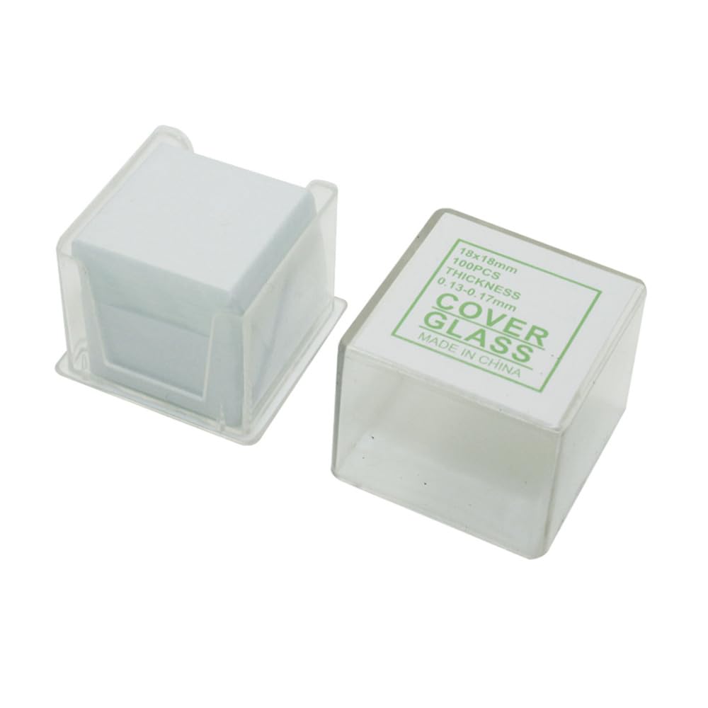 50 portaobjetos de microscopio y 100 cubreobjetos de Vidrio. (Color : 11pcs Specimen Tools)
