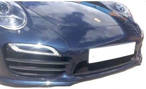 Zunsport Compatible With Porsche 991 Turbo Gen 1 - Full Grill Set (Without Parking Sensors) - Black Finish (2013 to 2015)