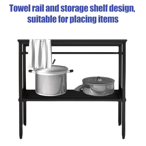 Soporte de metal para fregadero ideal para renovar el hogar y cocinas 5