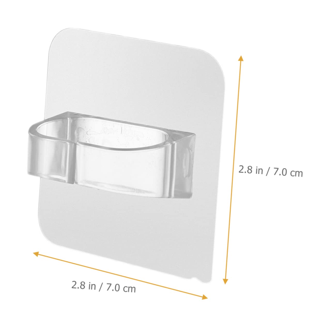 Tofficu Sin Gancho Pegajoso Ganchos Autoadhesivos Ganchos Para Colgar Los Ganchos De Pared Se Pegan Colgante Muro Manos Pequeño Ganchos Adhesivos Transparente Abs 6 Piezas X 4