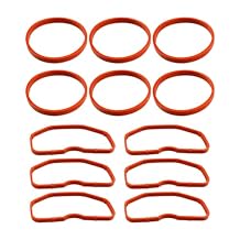 Upper & Lower Intake Manifold Gaskets Fit for Audi A7 A6 A8 S4 S5 Q5 Q7 SQ5 3.0T 2009-2019, Replacement 079129717B 079129717D 3.0T