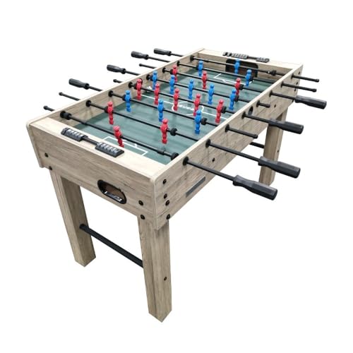 Pegasi Fußballtisch Woody - Kickertisch bis 14 Jahre - Fussballtisch - Indoor Tischkicker- Fußball Tischspiel - Fussballtisch- Foosball Table - Braun – Bild 6