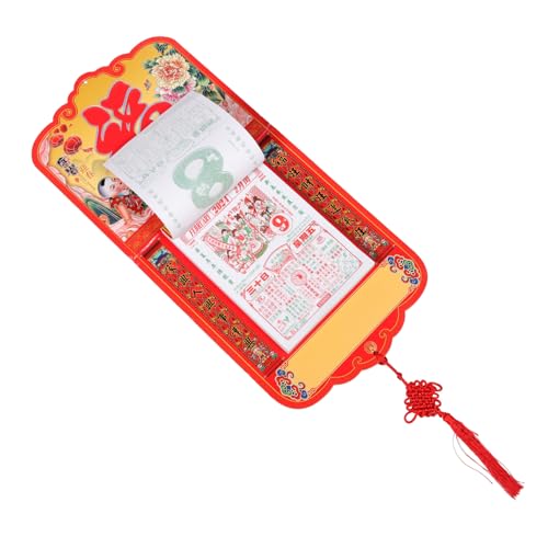 LOLIPPYY 年竜の年壁掛けカレンダー 月間日めくり風水カレンダー 壁掛け用 用紙使用 家 レストラン向け便利な切り取り式ページ