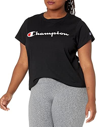 Champion Women’s Plus Size Crop Top, Plus Size Cropped Tee Shirt for Women