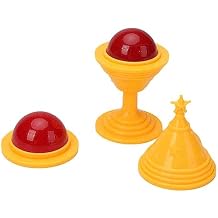 blue-ther 10 cm/3.9 in Ball and Vase Set Magic Tricks Vase Classic Funny Magic Trick Toy Props Magician