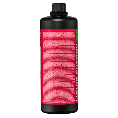 Squeezy Liquid Energy Refiller (Zitrone+Koffein) 1000 ml - Sport Energy Gel mit erhöhtem Wasseranteil für schnelle & dauerhafte Energie bei maximaler Verträglichkeit - ohne Nachtrinken