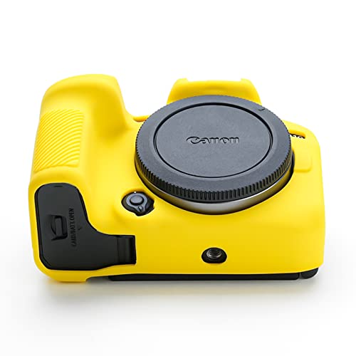 Rieibi EOS R10 Camera Case - Silicone Case for Canon EOS R10 - Protective Cover - Yellow - Image 4