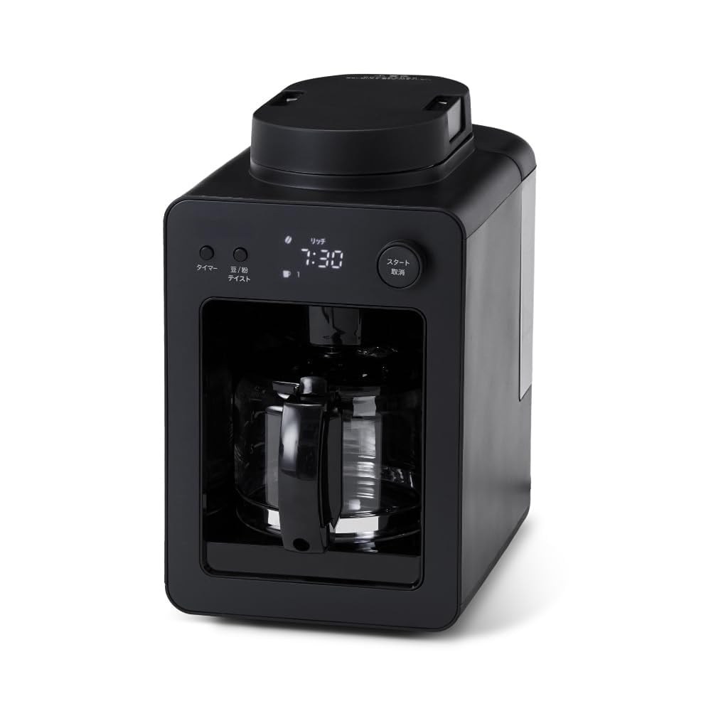 Amazon | 全自動コーヒーメーカー SC-A352 ブラック [ガラスサーバー 