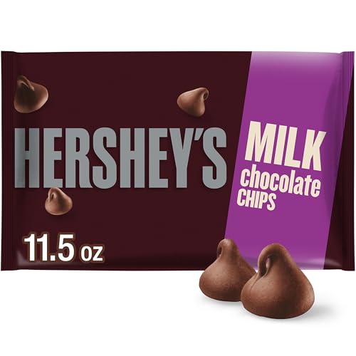 HERSHEY'S Milk Chocolate Baking Chips Bag, 11.5 oz