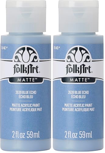Image of FolkArt Paint, Blue Echo 2 Fl Oz (Pack of 2)