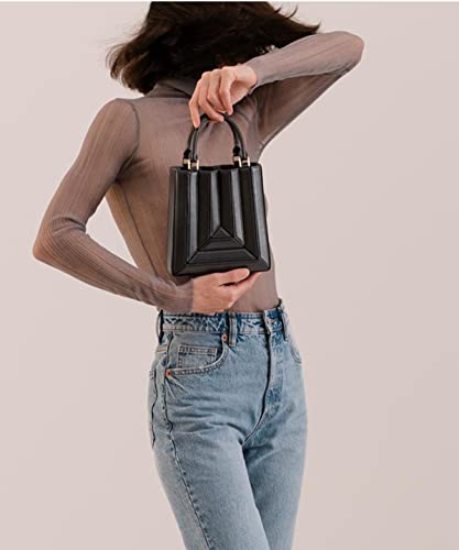 Women Bag Designer Luxury PU Shoulder Bag Handbag Pures and Bags Crossbody Women Bag Euro-America Style (Black)3