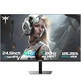 KTC 24 Inch Gaming Monitor FHD 1080P Fast IPS 165Hz, 125% sRGB 1ms HDR Zero-Frame Computer Monitor, HDMI 2.0x2, DisplayPort 1.4x2, FreeSync & G-Sync, Tilt, VESA Compatible, Eye Care, H24T09P