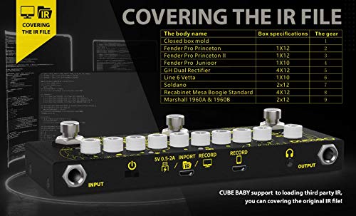 Getaria Gitaar Multi-effecten-pedaal elektrische gitaar gecombineerd effecten-pedaal met vervorming overdrive stemloze… - Image 4