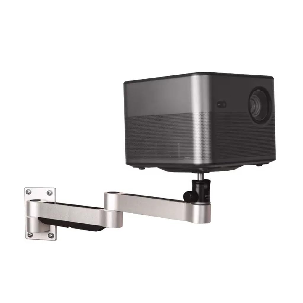 AYCDL Projector Mount Wall-Mounted Projector Bracket Aluminum Alloy Projector Hanger Home Projection Support Projector Stand Tripod,B