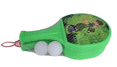 Toyvilla™ Table Tennis Games Plastics Racket Set for Kids (Random Pattern,Colour)- Multi Color 2