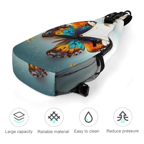 Mochila deportiva Butterfly estilo bolso bandolera miniatura 5