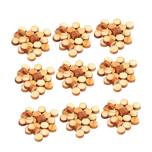 Levemolo Guitar Fretboard Stickers 100pcs Wooden Dots 5mm Fretboard Inlay Dots Fret Markers