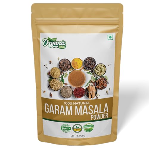 Organic Zing Garam Masala - A Versatile Indian Blend of Spices and Herbs | Vegan | Preservative Free | Product of India - 453 g / 16 oz