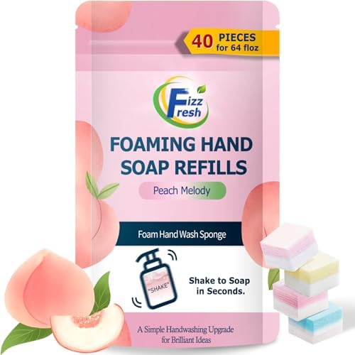 FizzFresh Foaming Hand Soap Tablet Refills 40 Pieces
