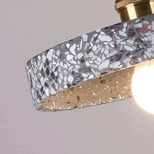Lustre terrazzo E27 : la solution design pour plafond en ciment - 7