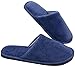Chaud Accueil Pantoufles Hommes Chambre Hiver Pantoufles hôtel Voyage Portable Pantoufles Intérieur Bonbons Couleur Pantoufles Marine 44/45-44/45_Marine Improve