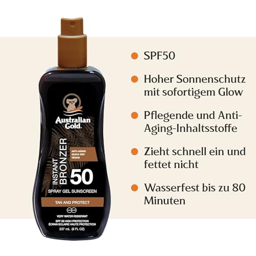 Australian Gold Spraygel SPF 50 met Bronzer – 237 ml - View 5