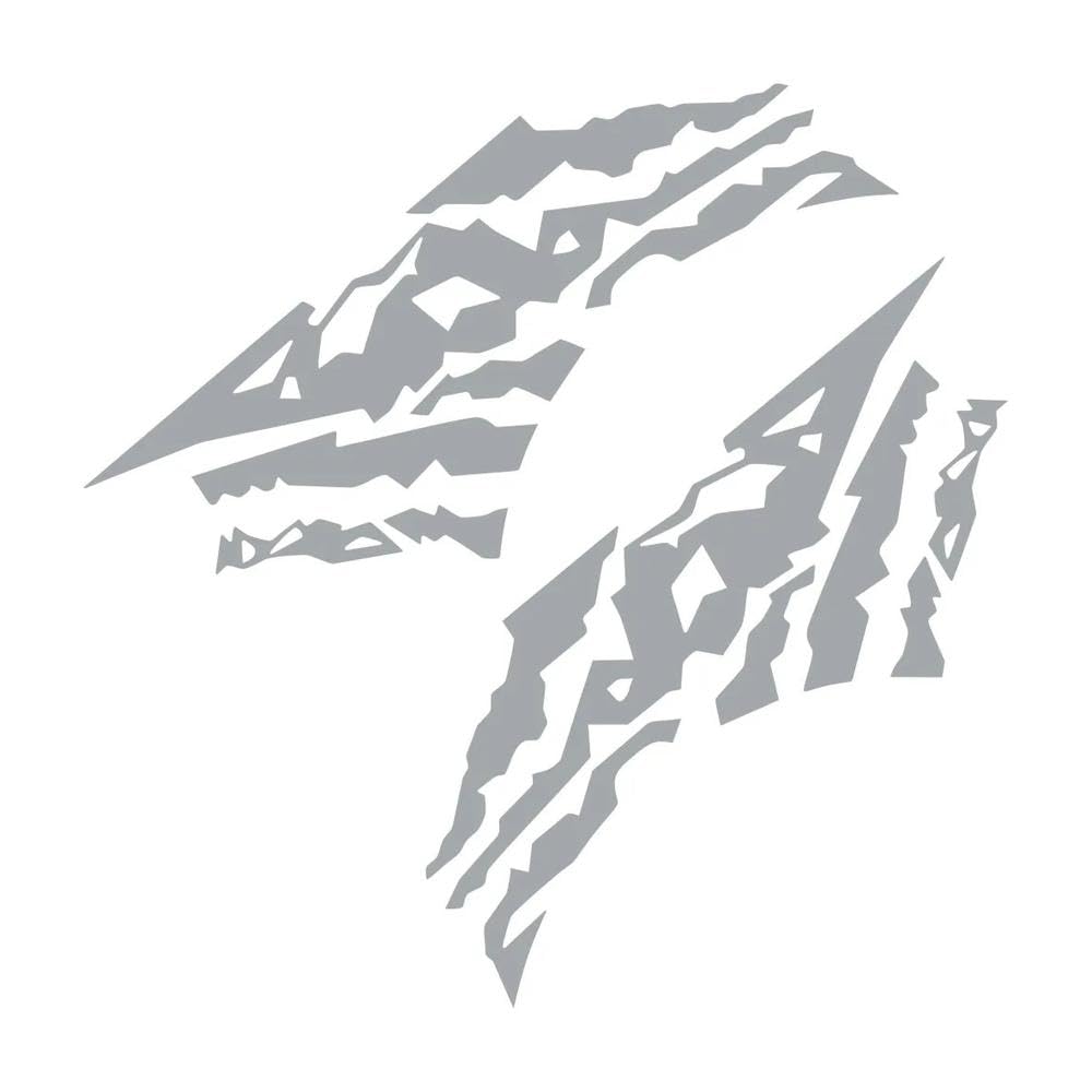 Trunk Decal Graphics Mountains Design Vinyl Cover Auto Truck Decor(Silver)