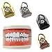 4 colores individuales Rhinestones Grill Caps Glitter Hip Hop Dientes Grillz Moda Hombres Dientes Dorados Parrillas para Rapper Party Dress up, Piedra