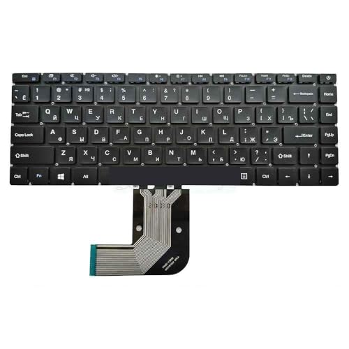 Clavier russe et anglais pour réparer votre ordinateur Multilaser Legacy Book PC230 défectueux