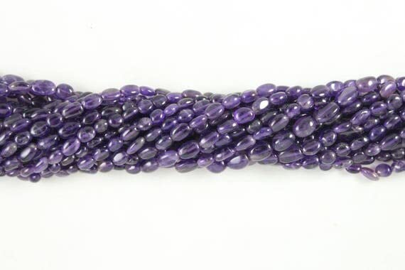 Fil améthyste ovale violette LKBEADS pack de 2 pour offrir un bijou unique