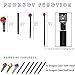 3 Pieces Scepter Toys, Walking Canes Fire Dragon Claw Orb Wands Walking Stick Staff for Halloween Costumes Play, Themed Party, Halloween Dress-up Pretend Play Costume