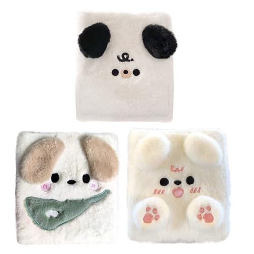 A6 Plush Binder Card Storage Book - Sticker Collecting Album | Scrapbooking Organizer for Receipts, Tickets, Artists, Students, DIY Crafts, Label Making, Home, Office