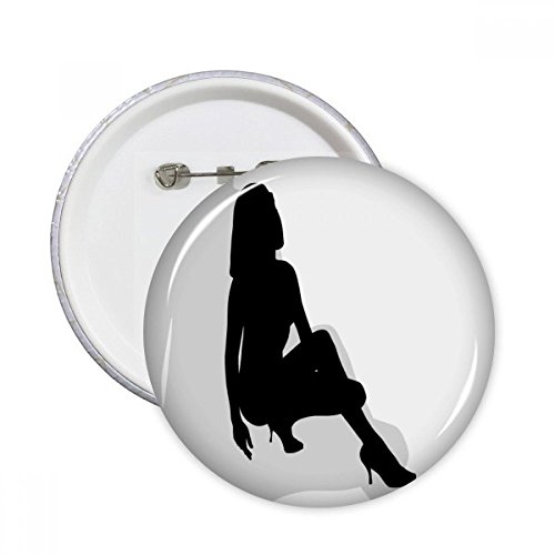 Pins Squats Silhouette idée cadeau chaud pour femme afin de décorer ses vêtements