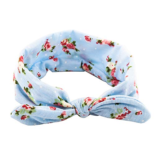 Yeshan Women And Girls Stretchy Rabbit Bow Headbands/Bandana/Turban/Headwrap Knotted Yoga Hairband,Pack Of 6 #TOP6