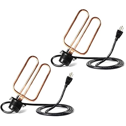 Farm Innovators DPH-15 Outdoor Water Tank Heaters Livestock Stock Tank Drain Plug Water De-Icer Designed for Rubbermaid Tanks, 2 Pack