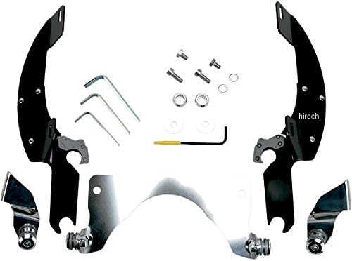 メンフィスシェード Memphis Shades フェアリング 取付キット ロック付き 05年-09年 ブルバード VL1500 黒