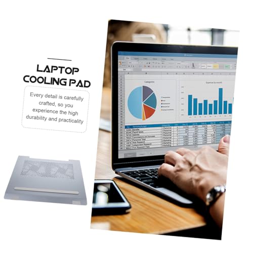 Base refrigerante para laptop con doble ventilador y elevación miniatura 7