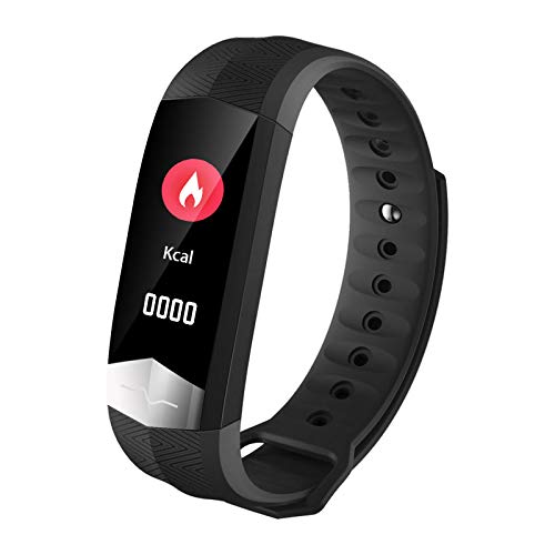 Hindotech CD01 Bracelet Intelligent avec podomètre, podomètre, Compteur de Pas, Moniteur de Sommeil, Compteur de Calories, Bracelet Intelligent Fin pour Enfants, Femme et Homme